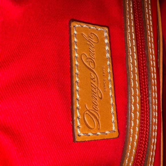 Dooney & Bourke Gray Leather Hobo Bag - Picture 14 of 14